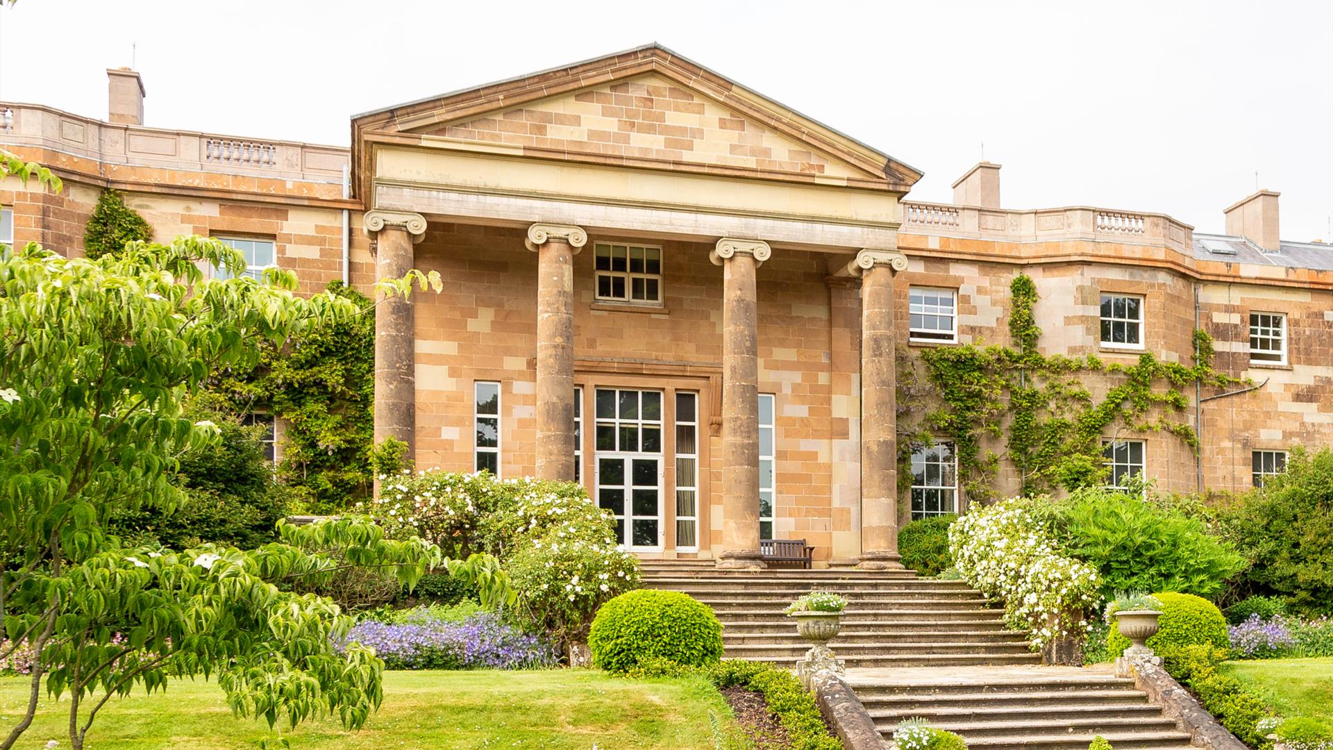 View of Hillsborough Castle and gardens