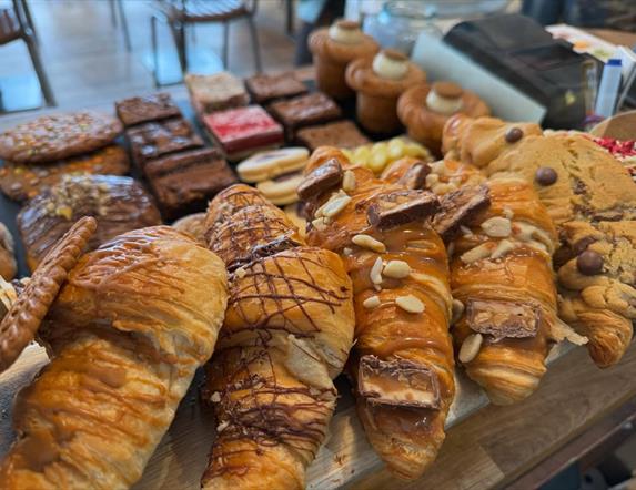 Selection of pastries on offer at Crema, Lisburn