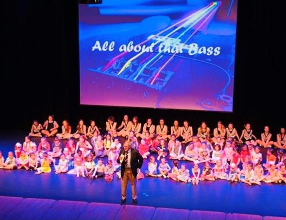 Dancers on stage