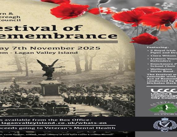 Black and white image shows Remembrance day celebration.