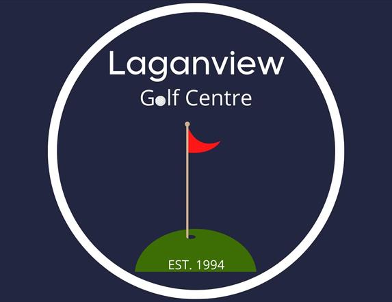 Image is the logo for Laganview Golf Centre