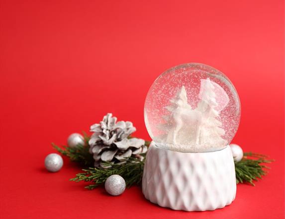 Picture of a Christmas Snow Globe