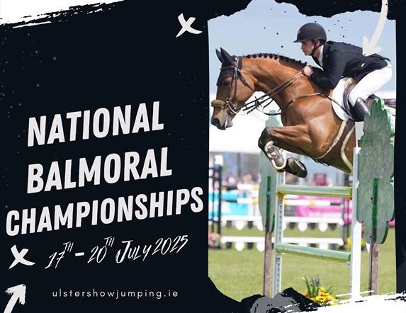 Poster advertisement of the National Balmoral Championships