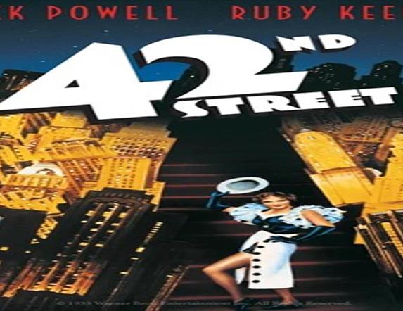 Image is poster for the film 42nd Street