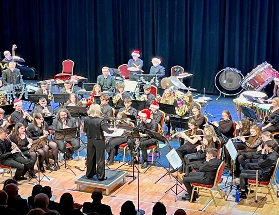 Image is of an orchestra