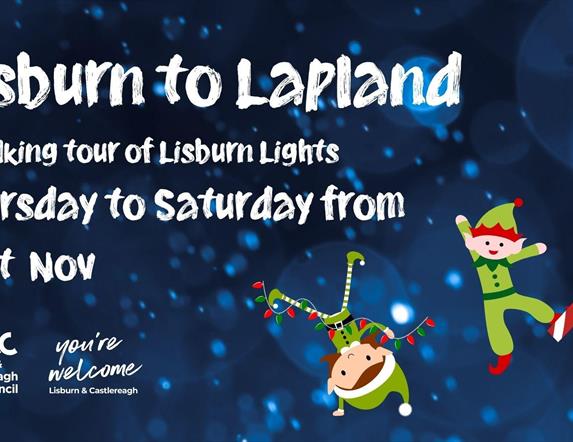 Image is event Lisburn to Lapland Elfie Tour