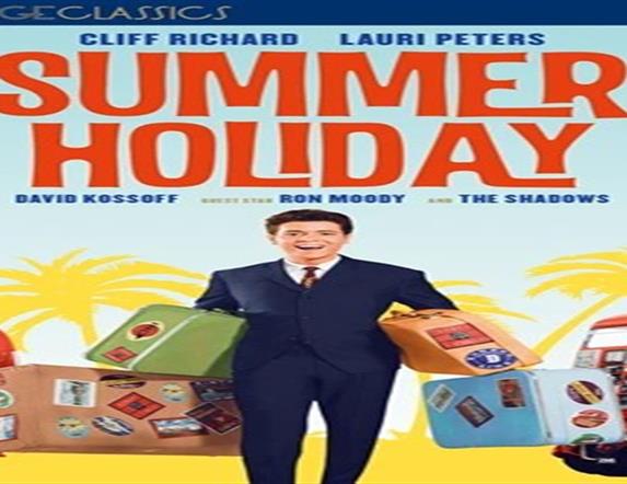 Image is poster of Cliff Richard in the film Summer Holiday