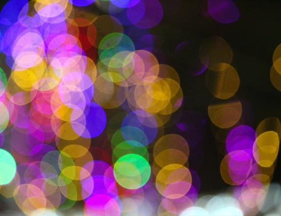 Picture of Christmas lights