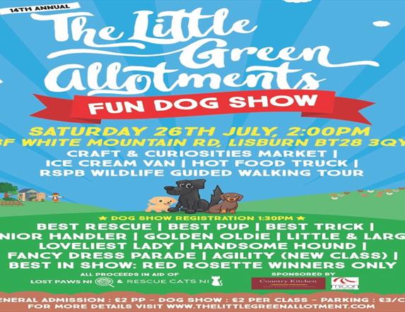 Image is poster of The Little Green Allotments Fun Dog Show