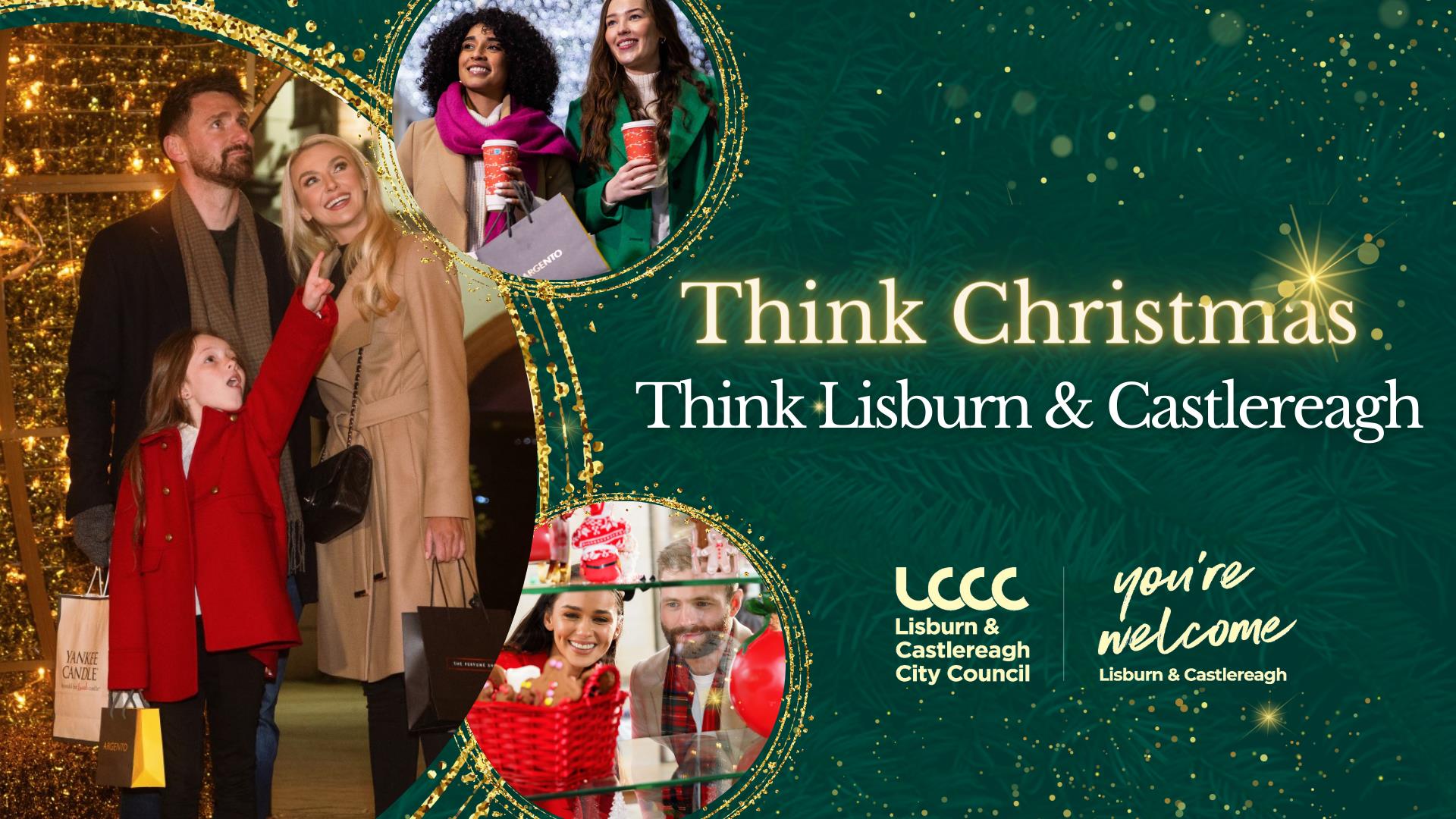 Branded Think Christmas Think Lisburn Castlereagh Banner image