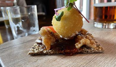 Image is of food available on the Royal Brew tour in Hillsborough