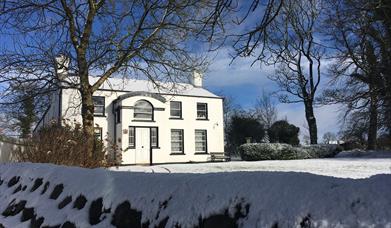 Ballance house at Christmas