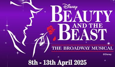 Image is of the Disney post for the musical Beauty and the Beast