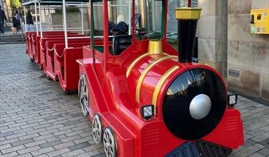 Image is of Lisburn Lights Express Train