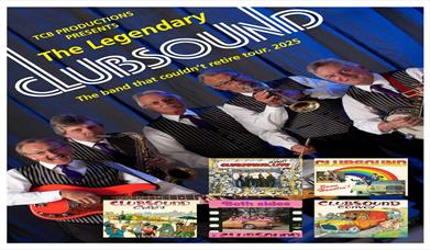 Image shows Clubsound band members with instruments.