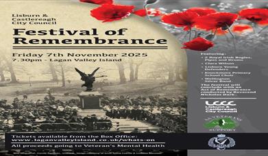 Black and white image shows Remembrance day celebration.