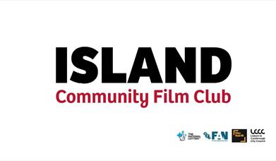 Image is of the ISLAND Community Film Club logo
