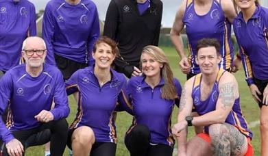 Image is of members of the Jog Lisburn club re the City of Lisburn 5K race