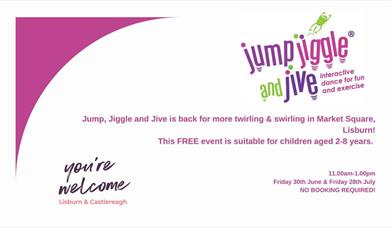 Information poster for Jump, Jiggle & Jive