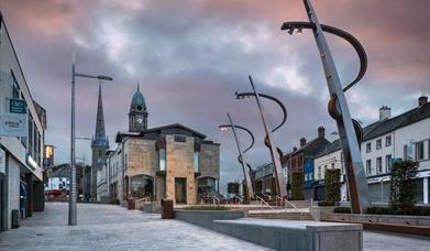 View of the Irish Linen Centre & Lisburn Museum from Market Square