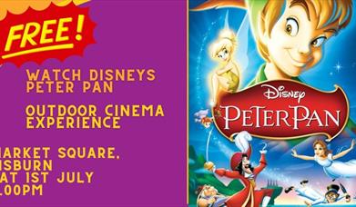 Poster for Peter Pan Outdoor cinema experience