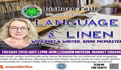 Image is of local poet and writer Anne McMaster