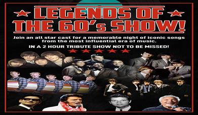 Image is poster of various 60's musicians