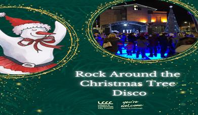 Poster for Rock Around the Christmas Tree Disco
