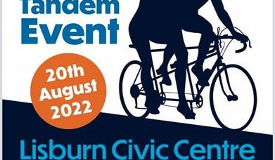 Image is of poster advertising a Tandem Event run by Lisburn Outlook