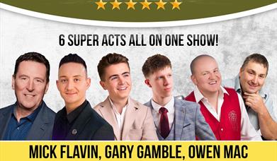 Image is of the singers playing at The Summer Country Show in Lagan Valley Island Lisburn