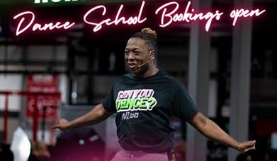 Image is of a dance at Northern Ireland dance school