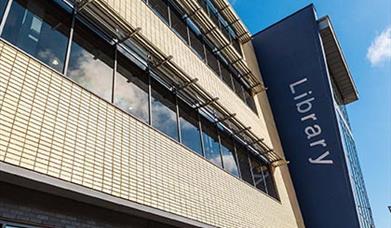 Exterior photograph of Lisburn Library