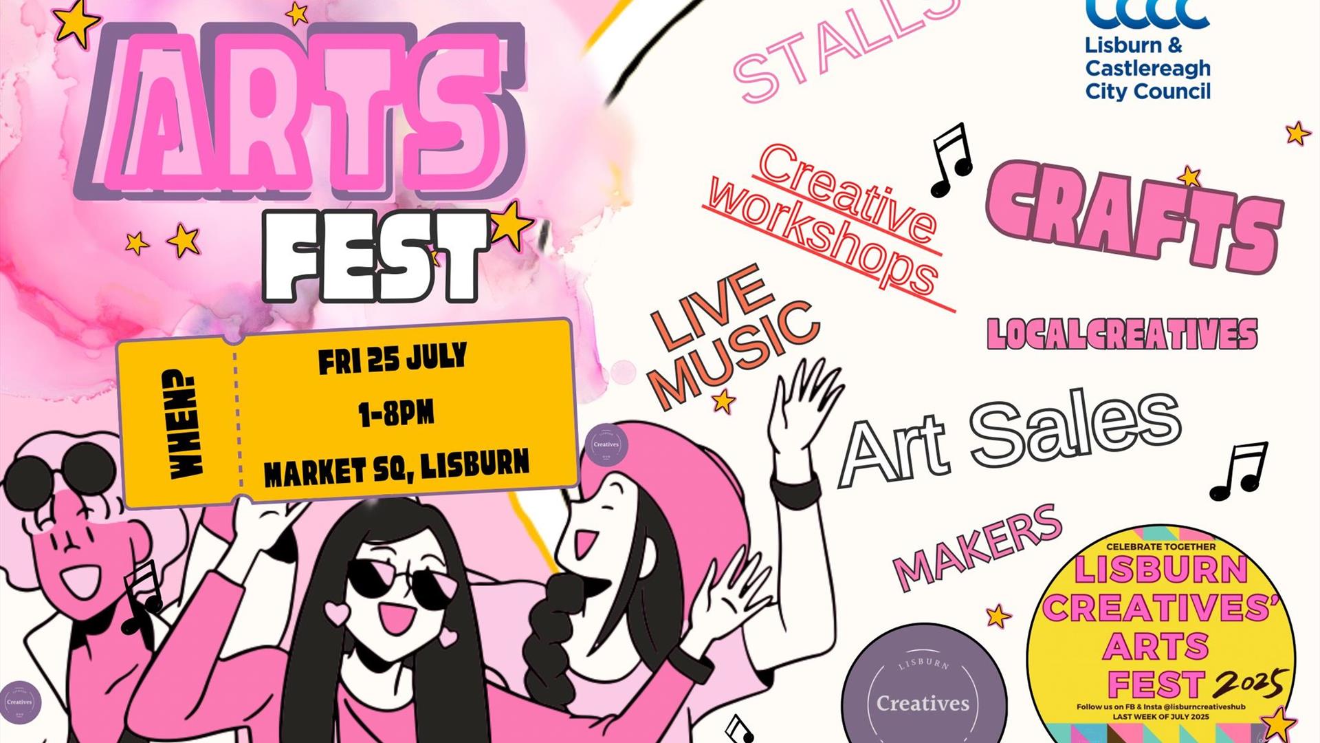 Lisburn Creatives' Arts Fest Celebration