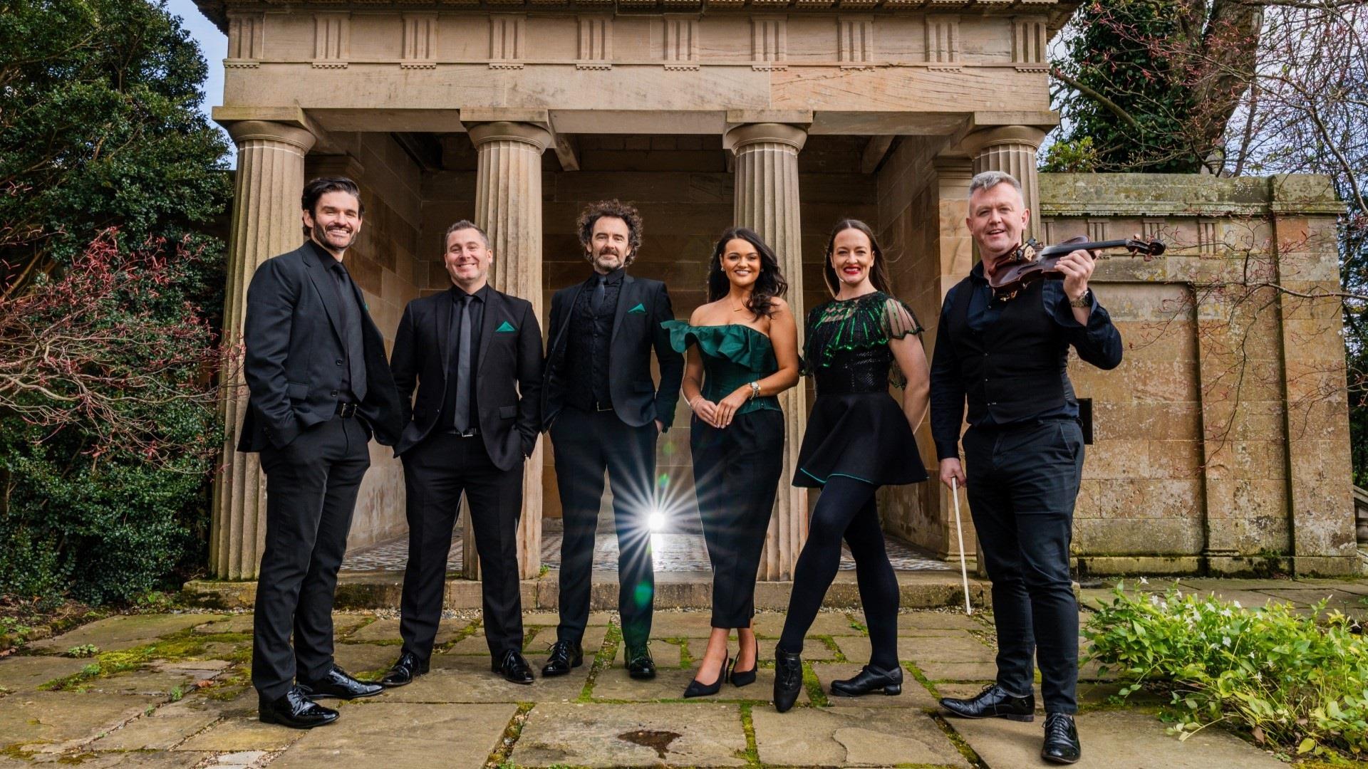 Image shows the performs from Peter Corry Productions 'Céilí at the Castle' in Hillsborough Castle and Gardens.