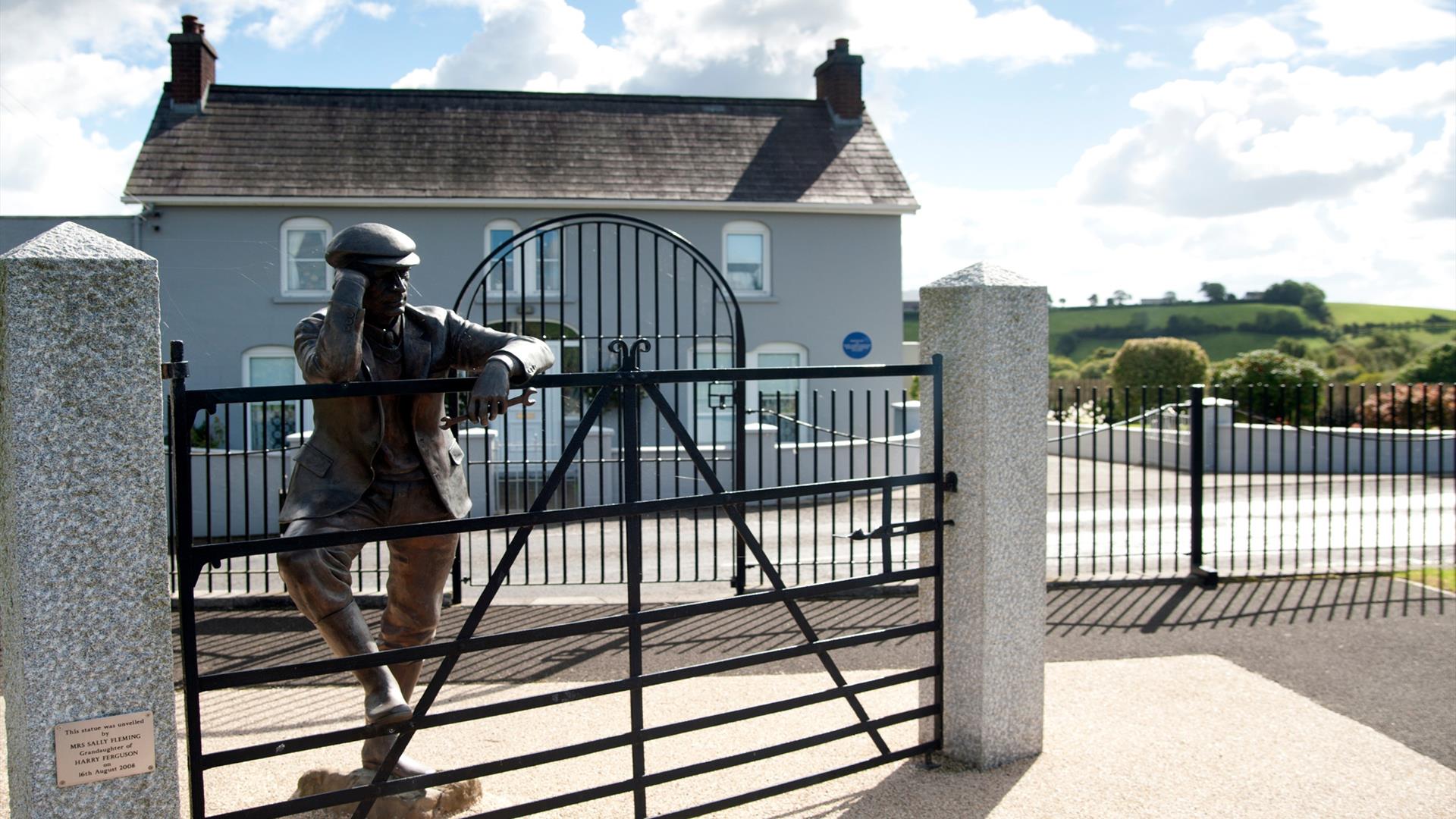 Harry Ferguson Statue at the Harry Ferguson Homestead