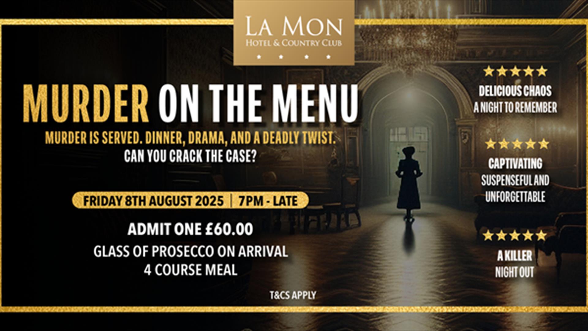 Image is poster of Murder On The Menu at La Mon Hotel