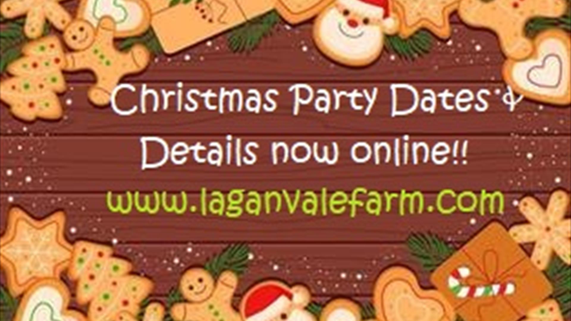 The image shows poster with shortbread type cookies of gingerbread men, santa shaps, stars, hearts & snowflakes. The background of the poster is colou