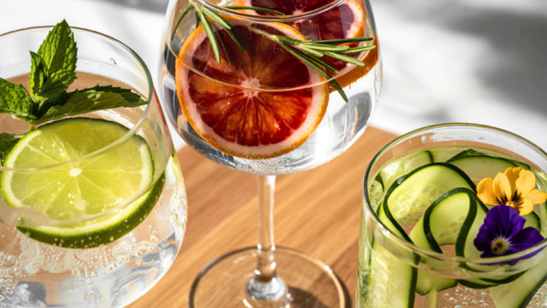 Jawbox Gin Cocktails at a festive event in Belfast