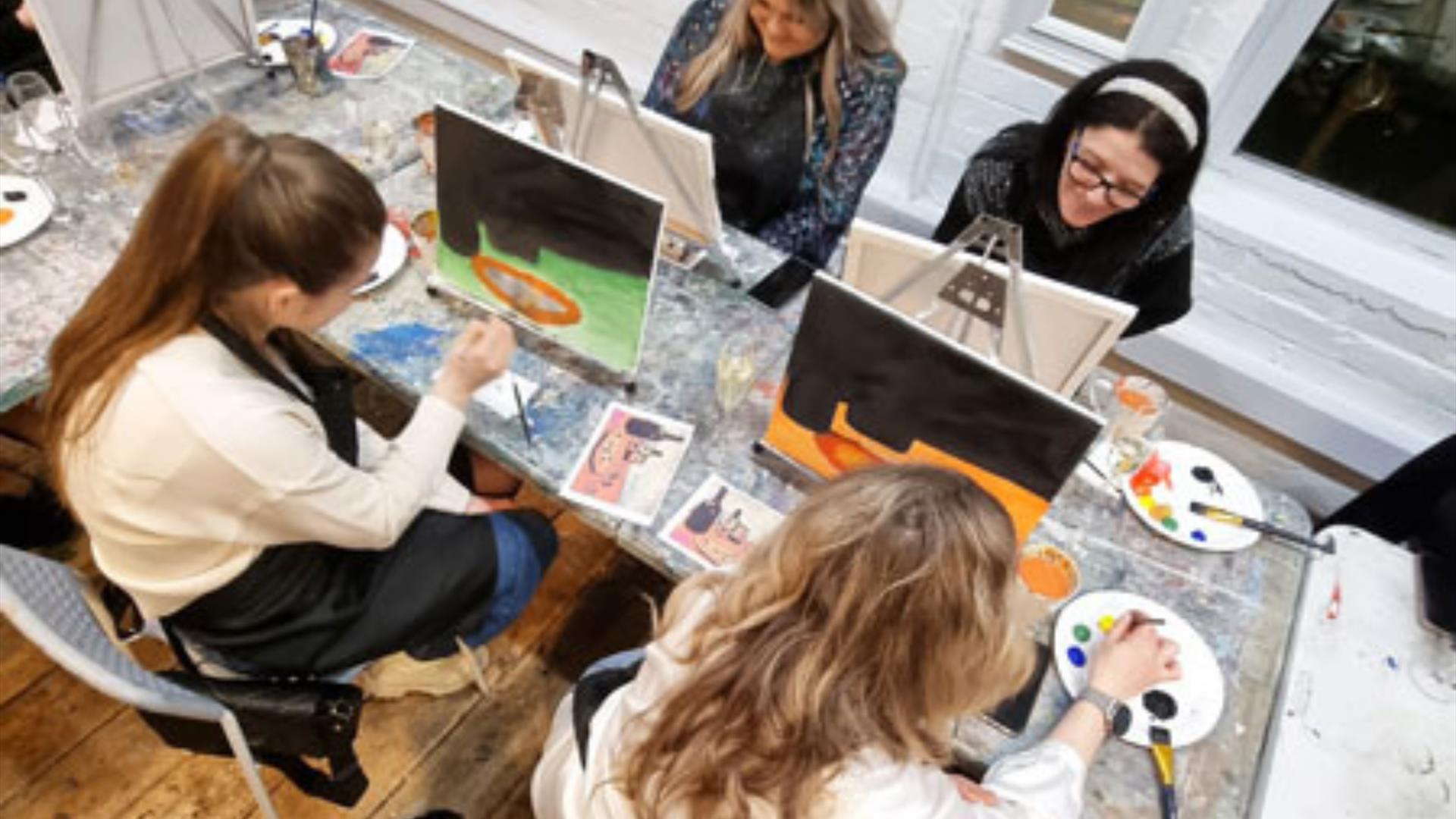 Paint & Sip Event in Belfast