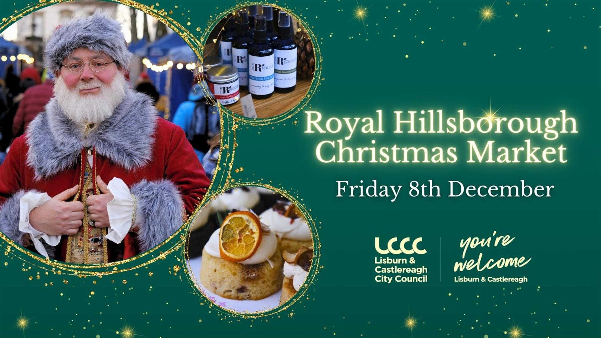 Royal Hillsborough Christmas Market 2023 promotional image