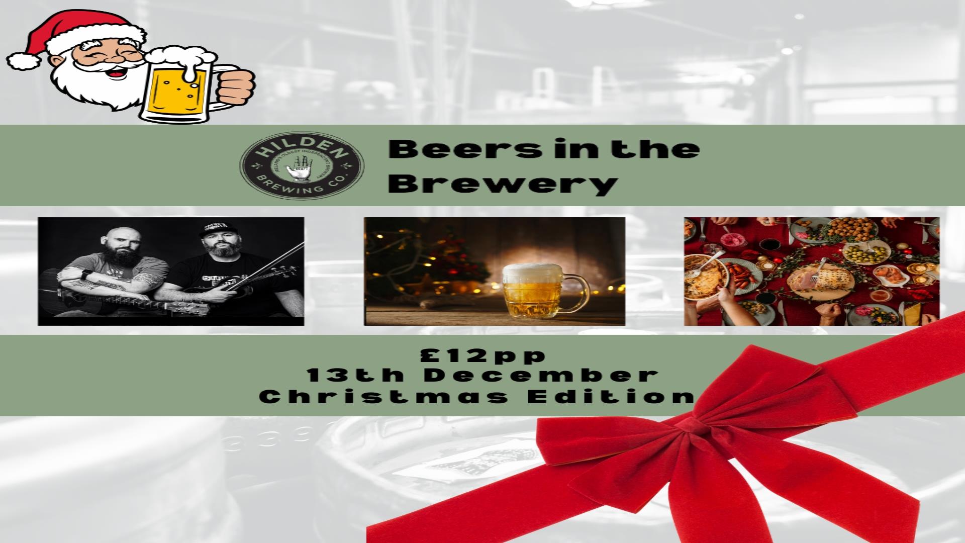 Image is poster of  Beers in the Hilden Brewery on 13th December 2024