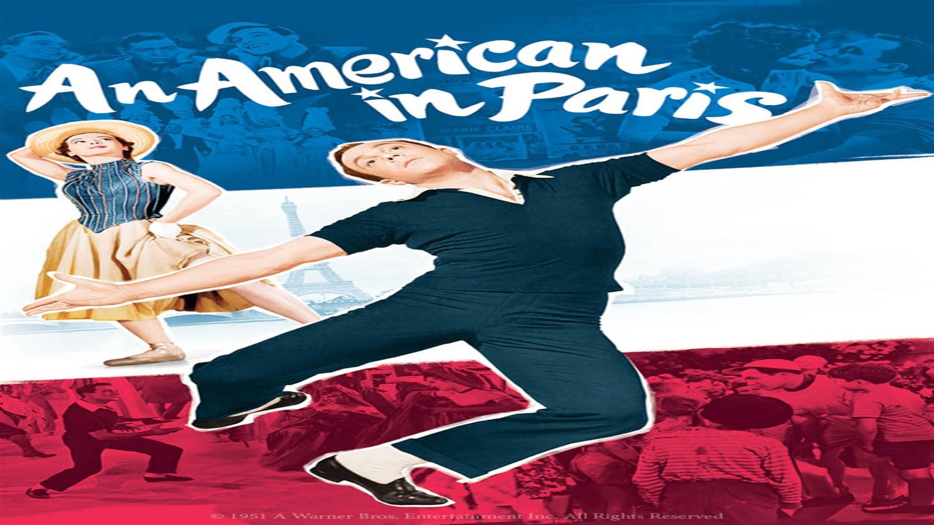 Image is of actor/dancer Gene Kelly in the film An American in Paris