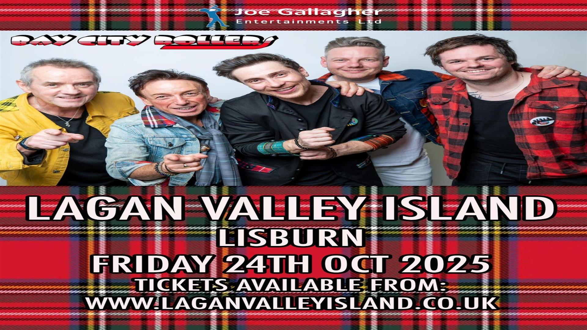 Image is of the Bay City Rollers band members