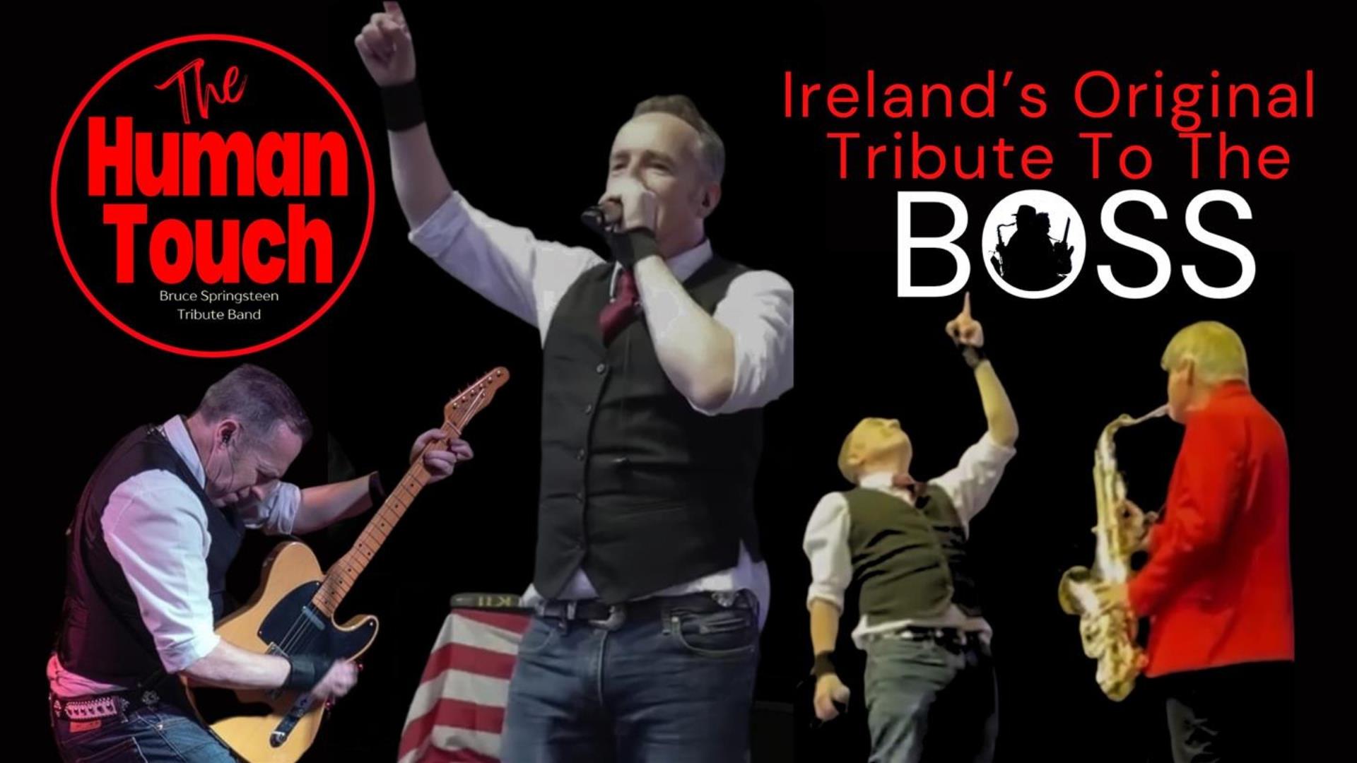 Image is of Bruce Springsteen tribute act on stage
