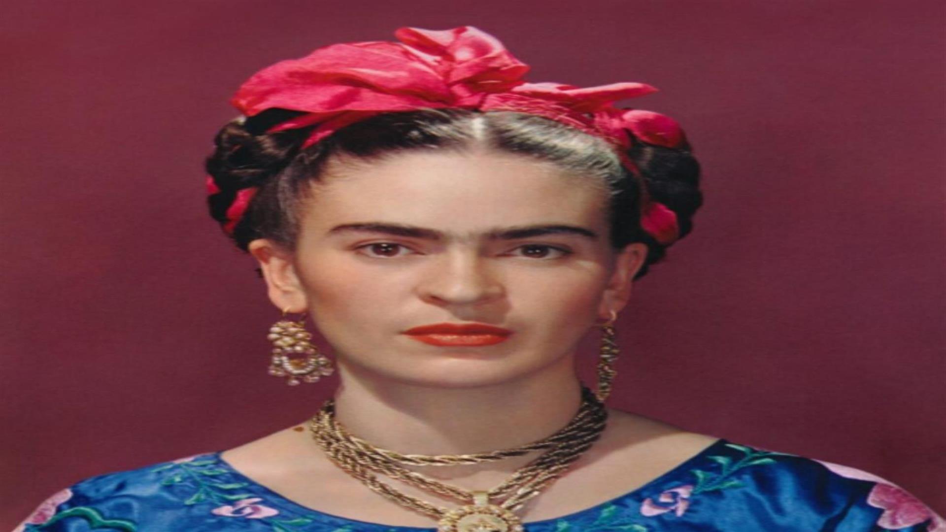 Image is of Mexican artist Frida Kahlo