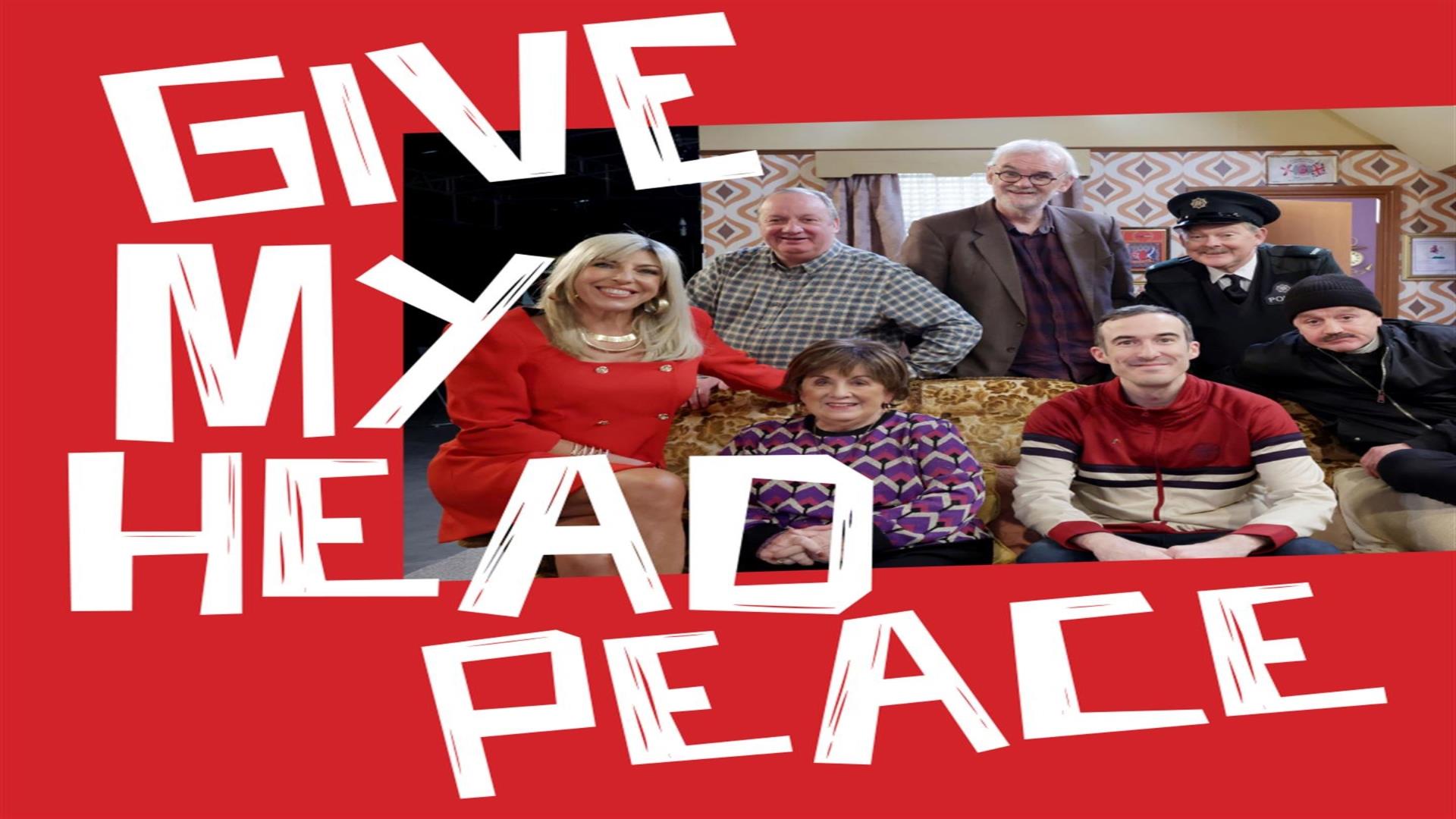 Image is of the cast of comedy Give My Head Peace