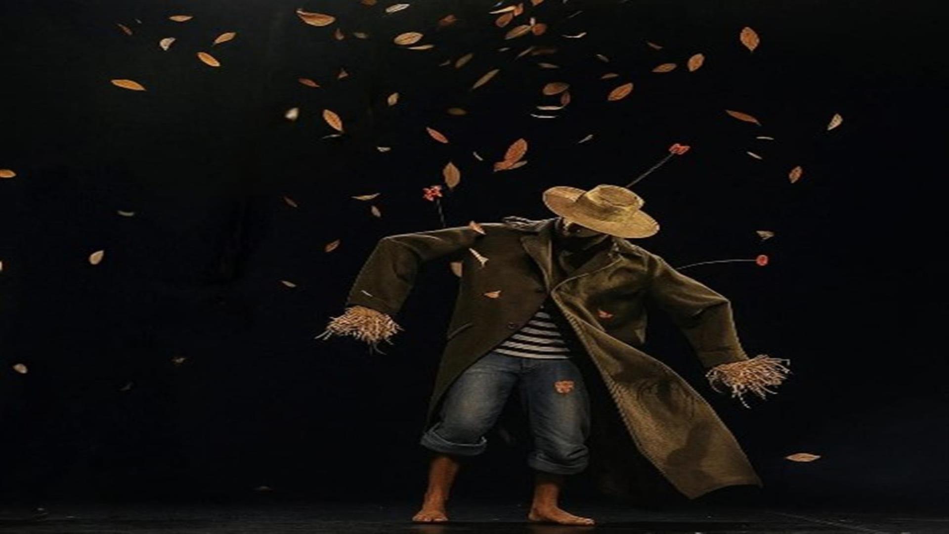 Image is of a well dressed scarecrow