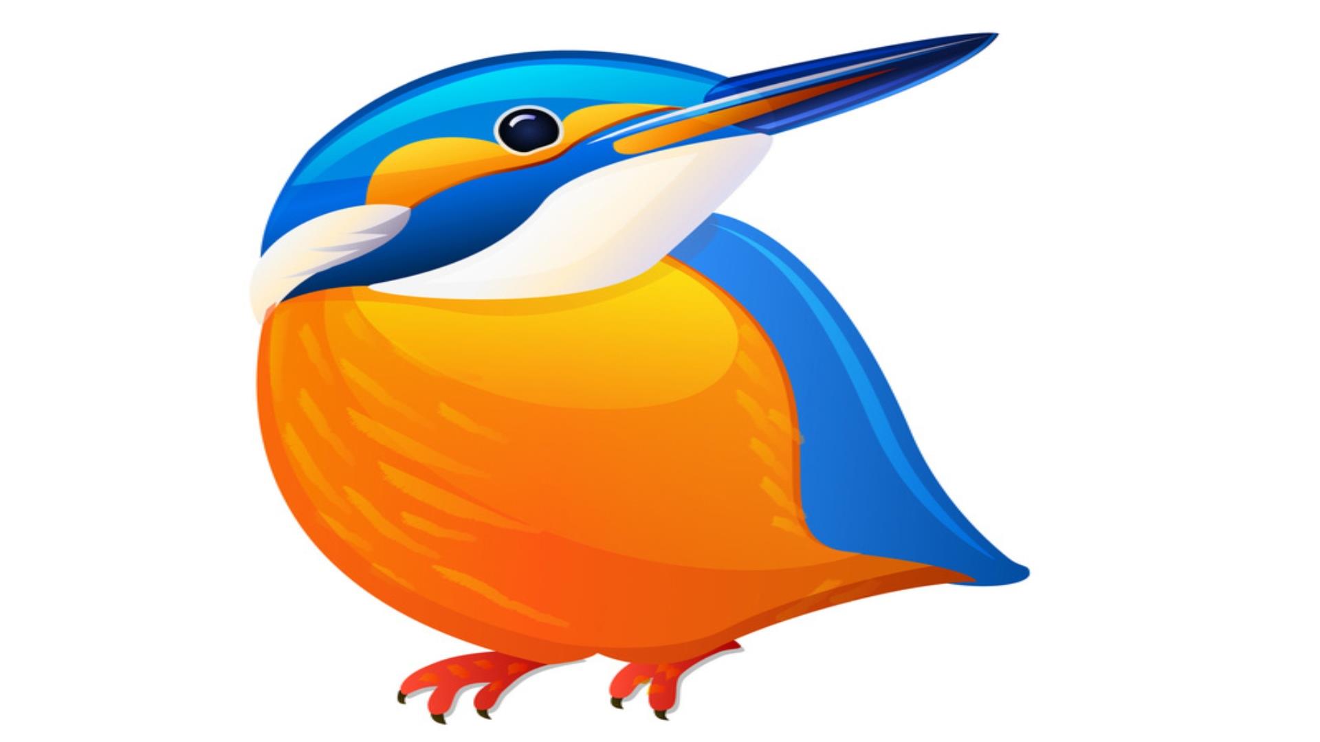 Image is of a kingfisher logo of the Lagan Valley Regional Park