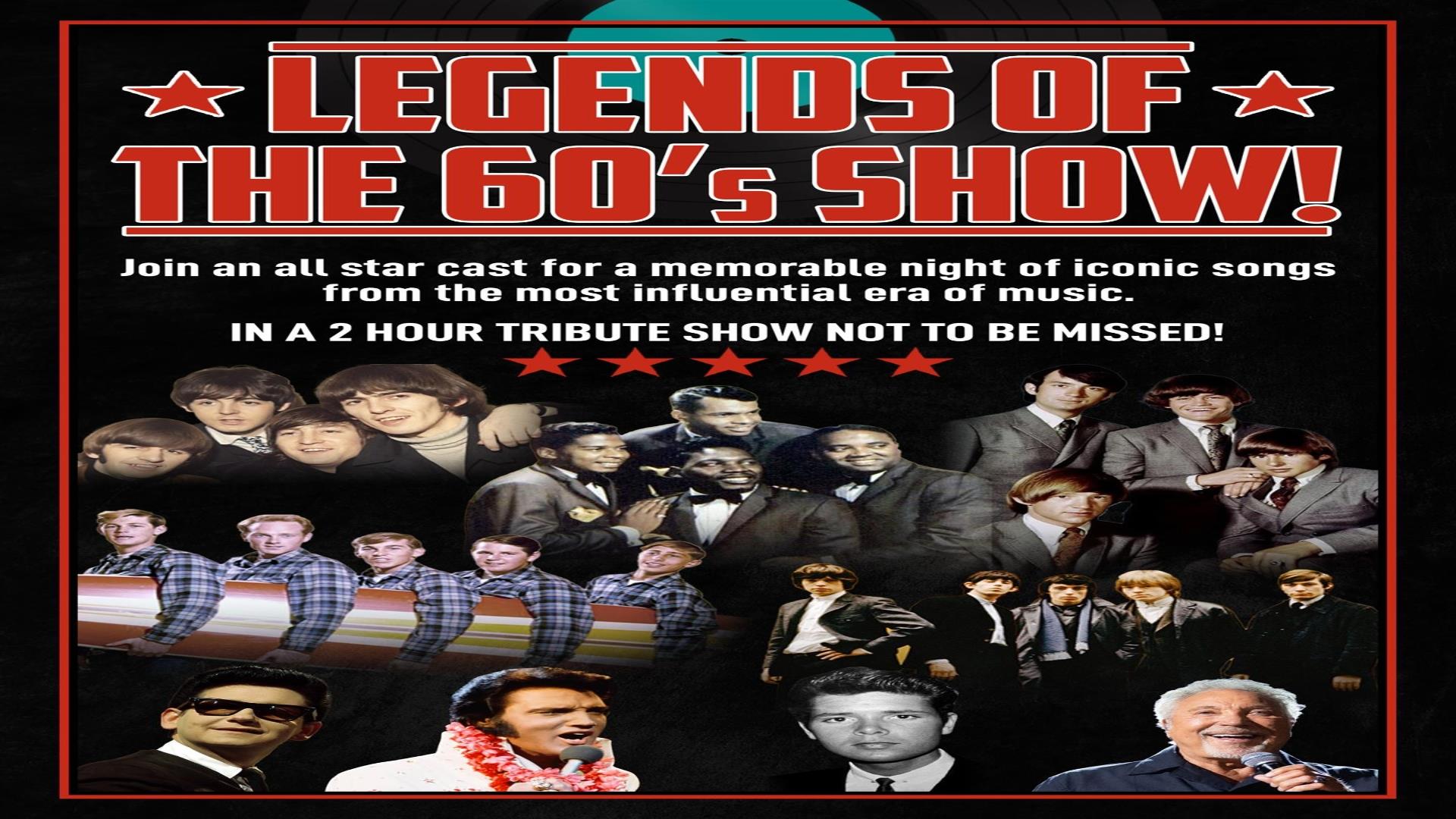 Image is poster of various 60's musicians
