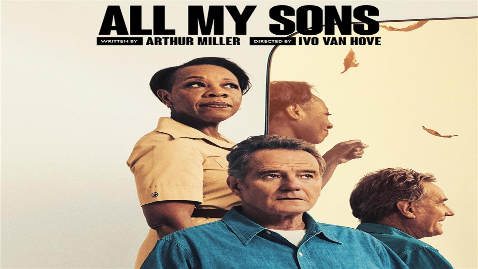Image shows actors Bryan Cranston and Marianne Baptiste in the NT LIVE: play All My Sons